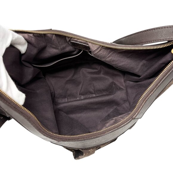 LOUIS VUITTON Vintage Monogram Rhapsody Crossbody Bag Brown Gold Canvas [106263] - Picture 11 of 14